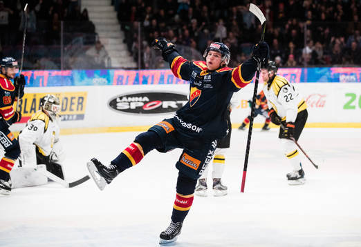 Djurgårdens Marcus Davidsson jublar