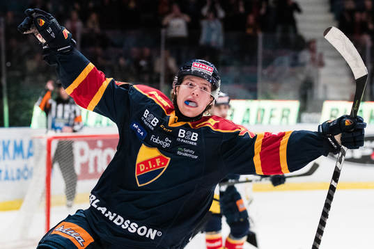 Djurgårdens Marcus Davidsson jublar