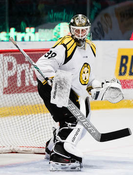 Brynäs målvakt Linus Fernström