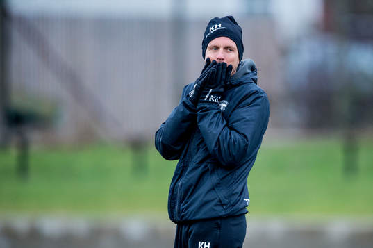 Assisterande tränare Kristian Haynes deppar