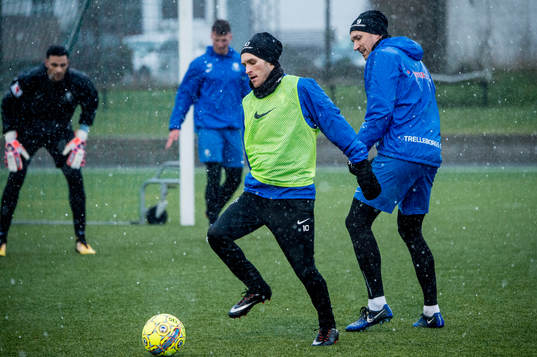 Zoran Jovanovic  i snöfallet
