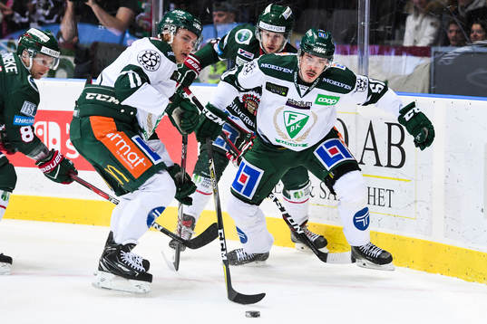 Färjestads Joakim Nygård och Sebastian Erixon