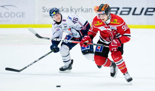 Linköpings Mathis Olimb och Örebros Libor Hudacek