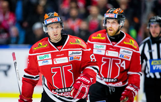 Örebros Kalle Olsson och Joakim Andersson deppar