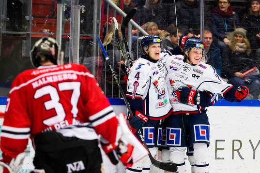 Linköpings Olle Lycksell jublar