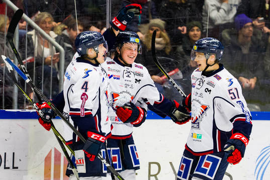 Linköpings Olle Lycksell jublar