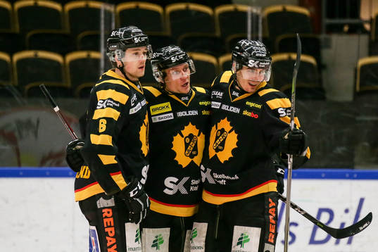Skellefteås Jesper Olofsson, Henrik Hetta och Filip
