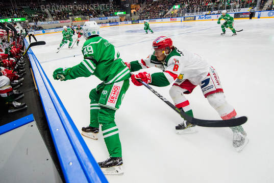 Rögles Sebastian Collberg och Moras Robin Johansson