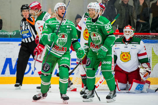 Rögles Alen Bibic jublar