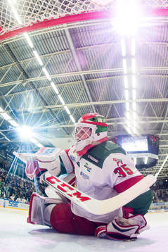 Moras målvakt Christian Engstrand deppar