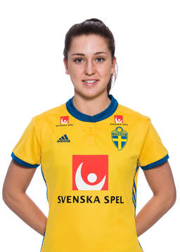 Emma Lindén i F19/99-landslaget