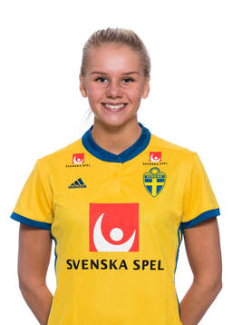 Nellie Lilja i F19/99-landslaget
