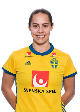 Elisa Lang Nilsson i F19/99-landslaget