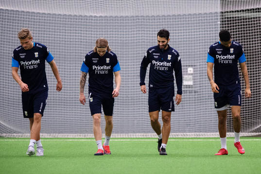 Carl Starfelt, Elias Mar Omarsson, André Calisir och