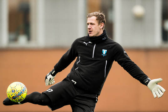 Malmö FFs målvakt Johan Dahlin
