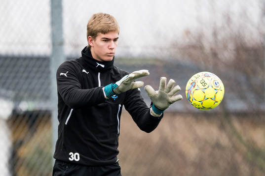 Malmö FFs målvakt Mathias Nilsson