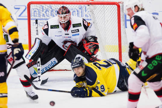 Malmö Redhawks målvakt Oscar Alsenfelt