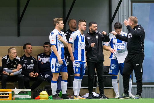 IFK Göteborgs tränare Poya Asbaghi och assisterande