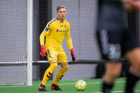 Ålborgs målvakt Jaco Rinne