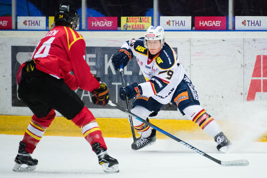 Brynäs Johan Alcén och Djurgårdens Patrik Lundh
