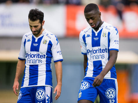 IFK Göteborgs André Calisir och Adil Titi