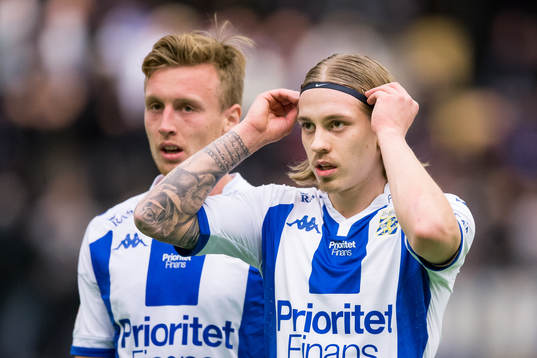 IFK Göteborgs Sebastian Ohlsson och Elias Mar Omarsson