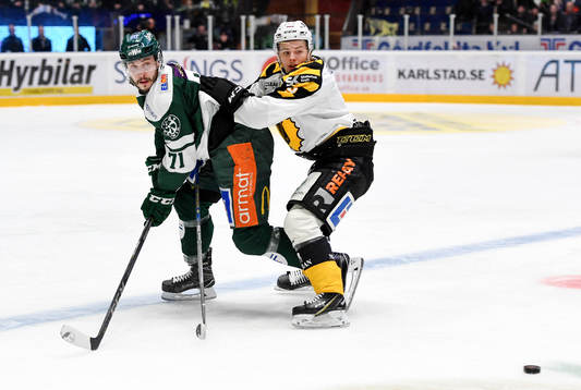 Färjestads Jesse Virtanen och Skellefteås Tim Söderlund