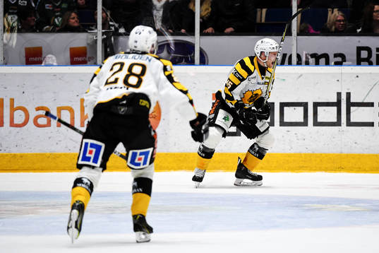 Skellefteås Oscar Möller jublar