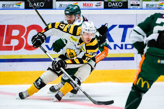 Skellefteås Pär Lindholm och Färjestads Martin Johansson
