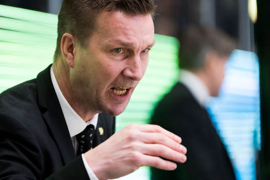 Färjestads tränare Johan Pennerborn