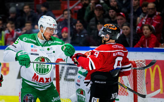 Rögles Alen Bibic och Örebros Tylor Spink