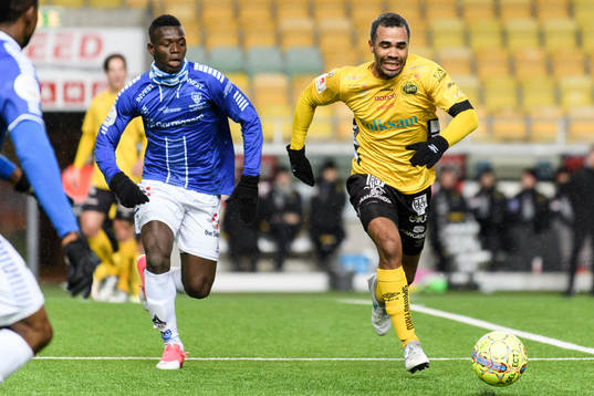 Elfsborgs Alex Dyer och Ismael Coulibaly