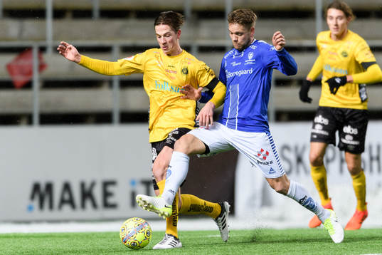 Sarpsborgs Ole Jörgen Halvorsen och Elfsborgs Simon Olsson