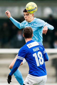 Malmö FFs Dennis Hadzikadunic och Fremad Amager Anders