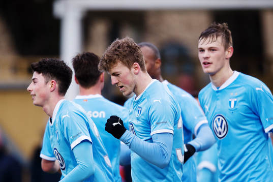 Malmö FFs Teddy Bergqvist jublar