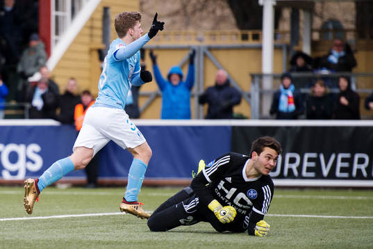 Malmö FFs Teddy Bergqvist jublar