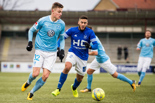 Malmö FFs Mattias Svanberg och Fremad Amager Jasin Khayat