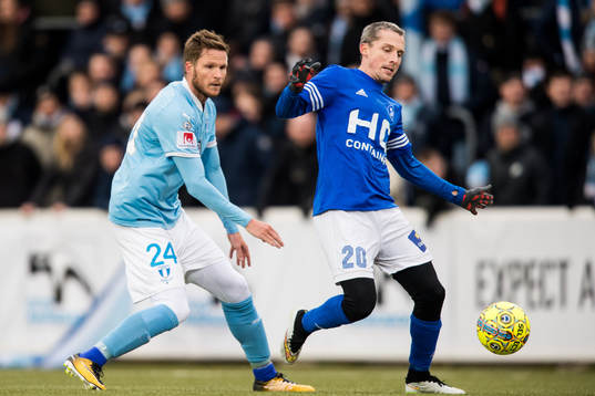 Malmö FFs Lasse Nielsen och Fremad Amager Morten Nordstrand