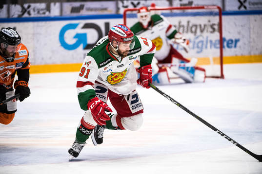 Karlskronas Mattias Guter  och Moras Jacob Lagacé