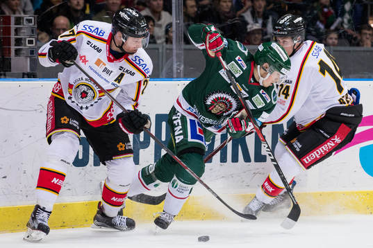 Luleås Luleås Brendan Mikkelson och Jonas Berglund
