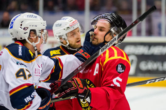 Djurgårdens Linus Johansson i bråk med Brynäs Lukas
