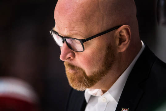 Moras tränare Johan Rosén  deppar