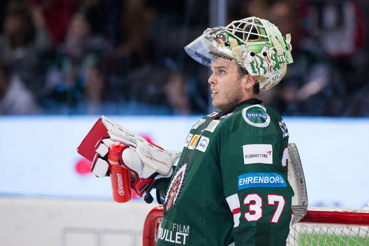 Frölundas målvakt Johan Gustafsson