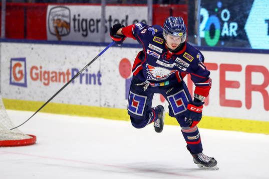 Linköpings Jacob Lilja jublar
