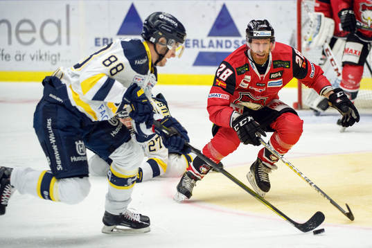 s Pierre Engvall och Malmö Redhawks Jens Olsson