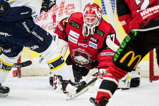 Malmö Redhawks målvakt Jonas Gunnarsson