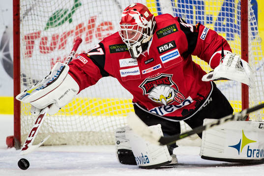 Malmö Redhawks målvakt Jonas Gunnarsson