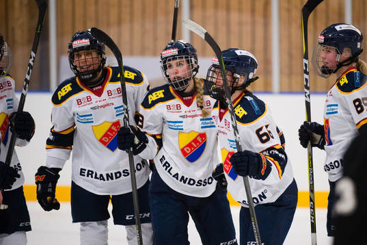 Djurgårdens spelare jublar