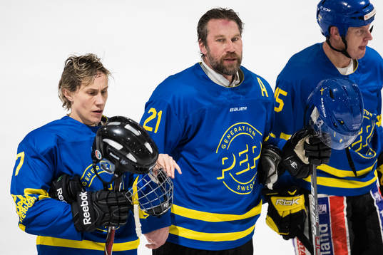 Maria Rooth och Peter Forsberg