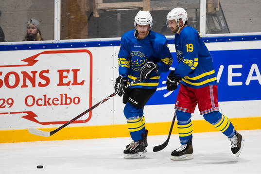 Prins Daniel och Marcus Näslund